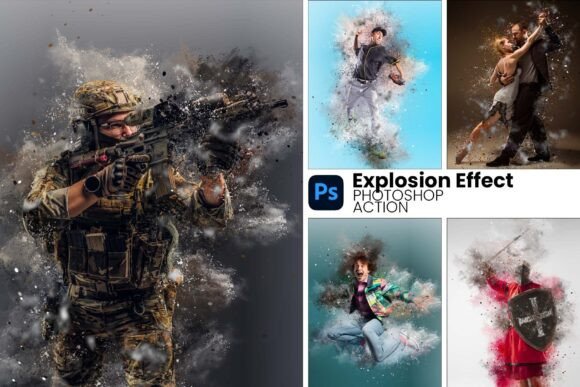 Explosion Effect Photoshop Action: A Guide to Dynamic Visuals