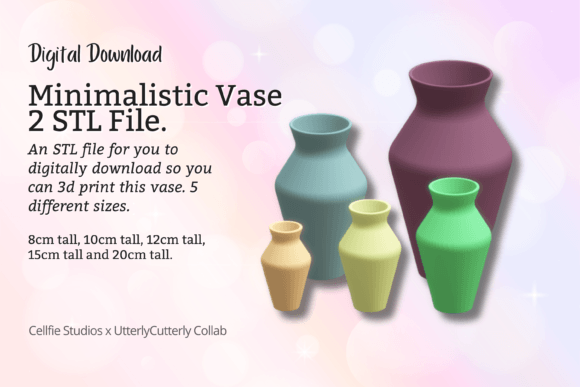 Minimalistic 2 Vase STL File – Digital: A Practical Guide for 3D Printing Enthusiasts
