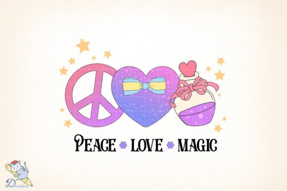 Peace Love Magic: Integrating Hand-Drawn Art into Your Creative Workflow
