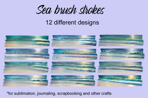 Sea Brush Strokes: Ocean Textures for Design