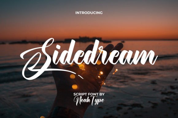 Sidedream: A Striking Script Font for Modern Creative Projects