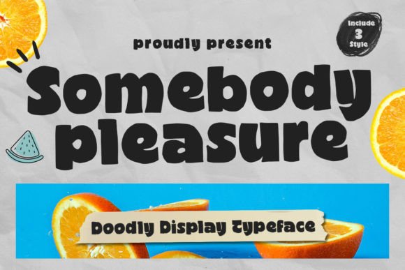 Somebody Pleasure: A Hand-Brush Font for Creative Expression