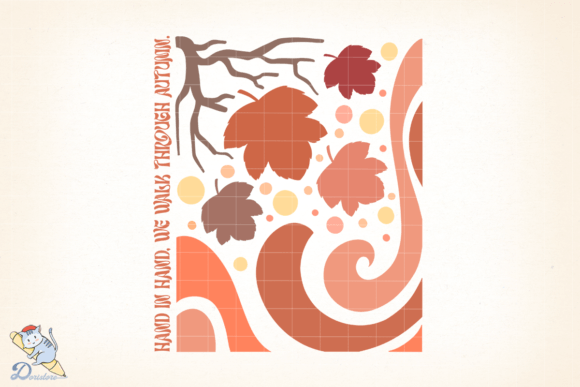 We Walk Through Autumn: A Digital Art Journey